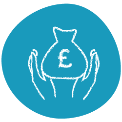 lower whole life costs icon